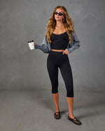 Active Agenda Seamless High Rise Capri Leggings