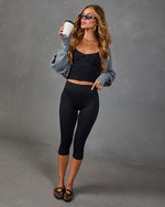 Active Agenda Seamless High Rise Capri Leggings