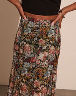 Gracie Mesh Floral Maxi Skirt