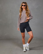 Gentle Pace Houndstooth Scuba Top