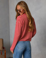 Madeley Contrast Striped Cardigan