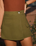 Clover Lane Cargo Mini Skort