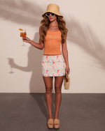 Here Comes The Sun Embroidered Tank Top