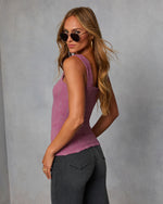 Mulberry % Alysson Textured Floral Tank-4