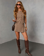 Rosalinde Plaid Mini Skirt