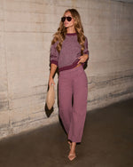 Raquel Cotton Mid Rise Barrel Pants