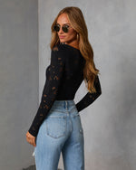 Black % Emmalyn Lace Bodysuit-4