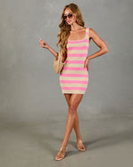 Sundrift Nights Striped Mini Dress