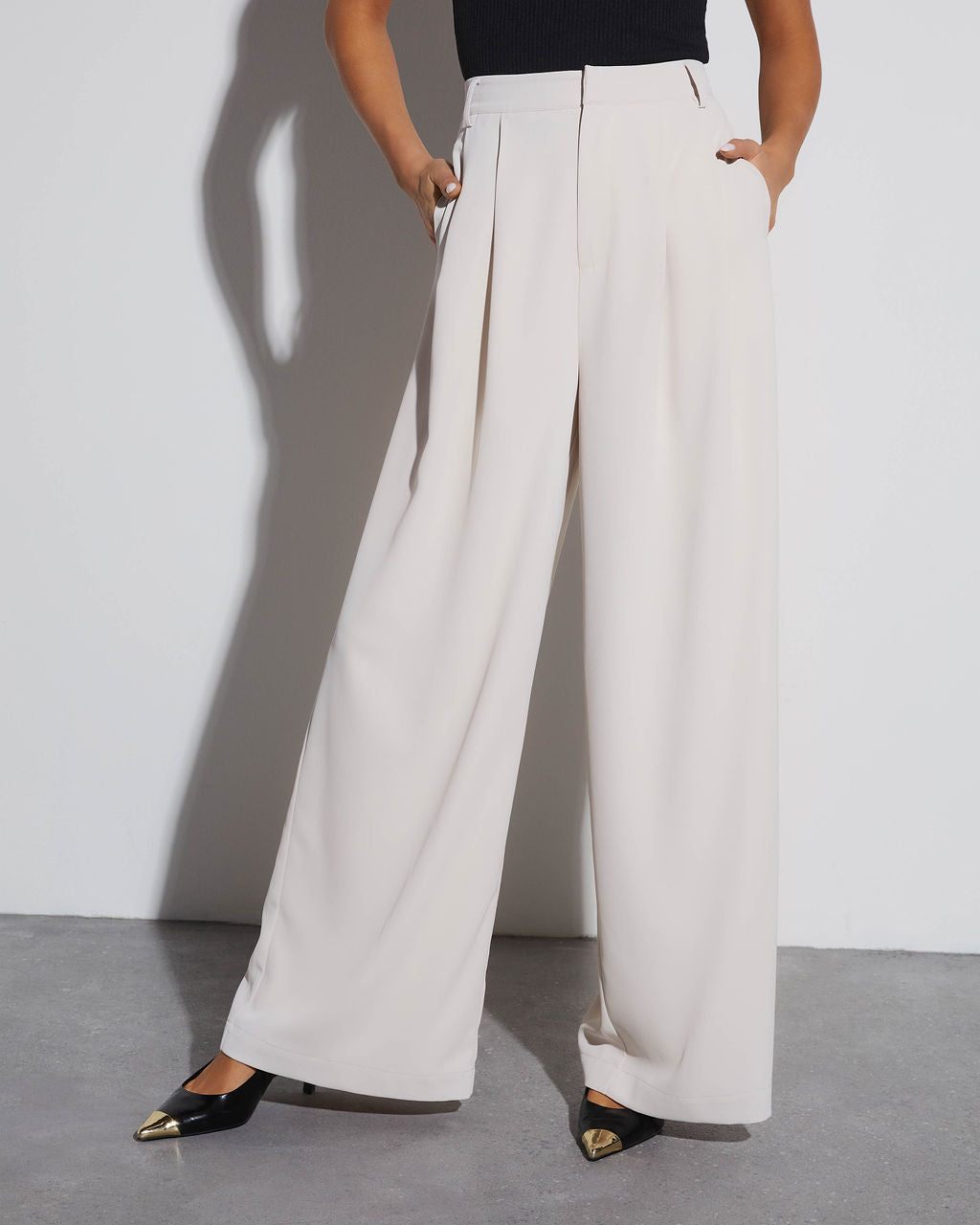 Madrigal Pocketed Wide Leg Pants – VICI