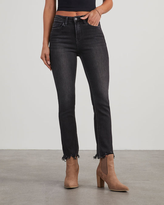 Brent Cropped High Waisted Jeans
