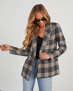 Dionne Plaid Blazer