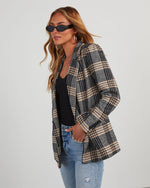 Dionne Plaid Blazer