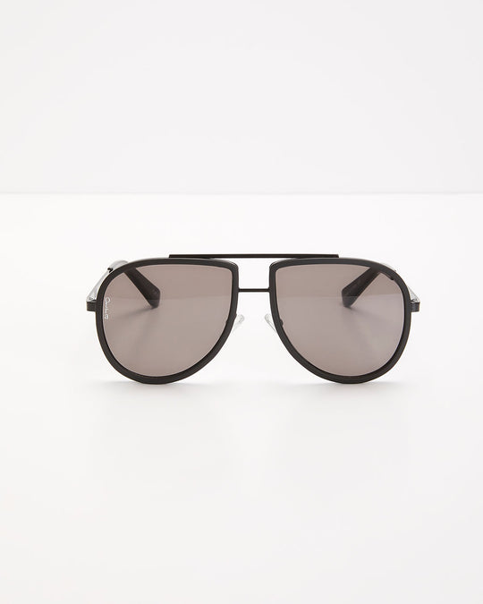 Black % Go All In Aviator Sunglasses-2