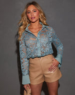 Off The Vine Long Sleeve Collared Button Down