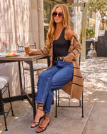 Clement Striped Longline Cardigan