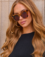 Riya Cat Eye Tortoise Frame Sunglasses