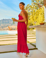Glow Together Corset Cotton Eyelet Maxi Dress