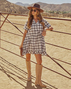 Chic Intentions Plaid Mini Dress