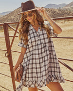 Chic Intentions Plaid Mini Dress