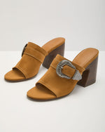 Liesel Western Buckle Mules