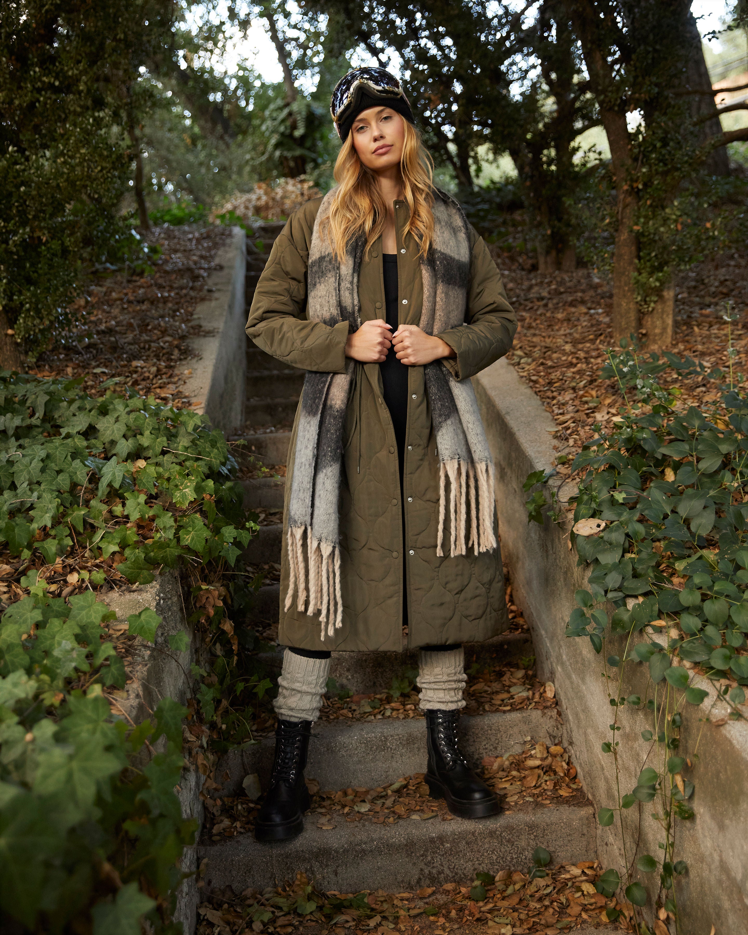 Longline quilted coat cheap
