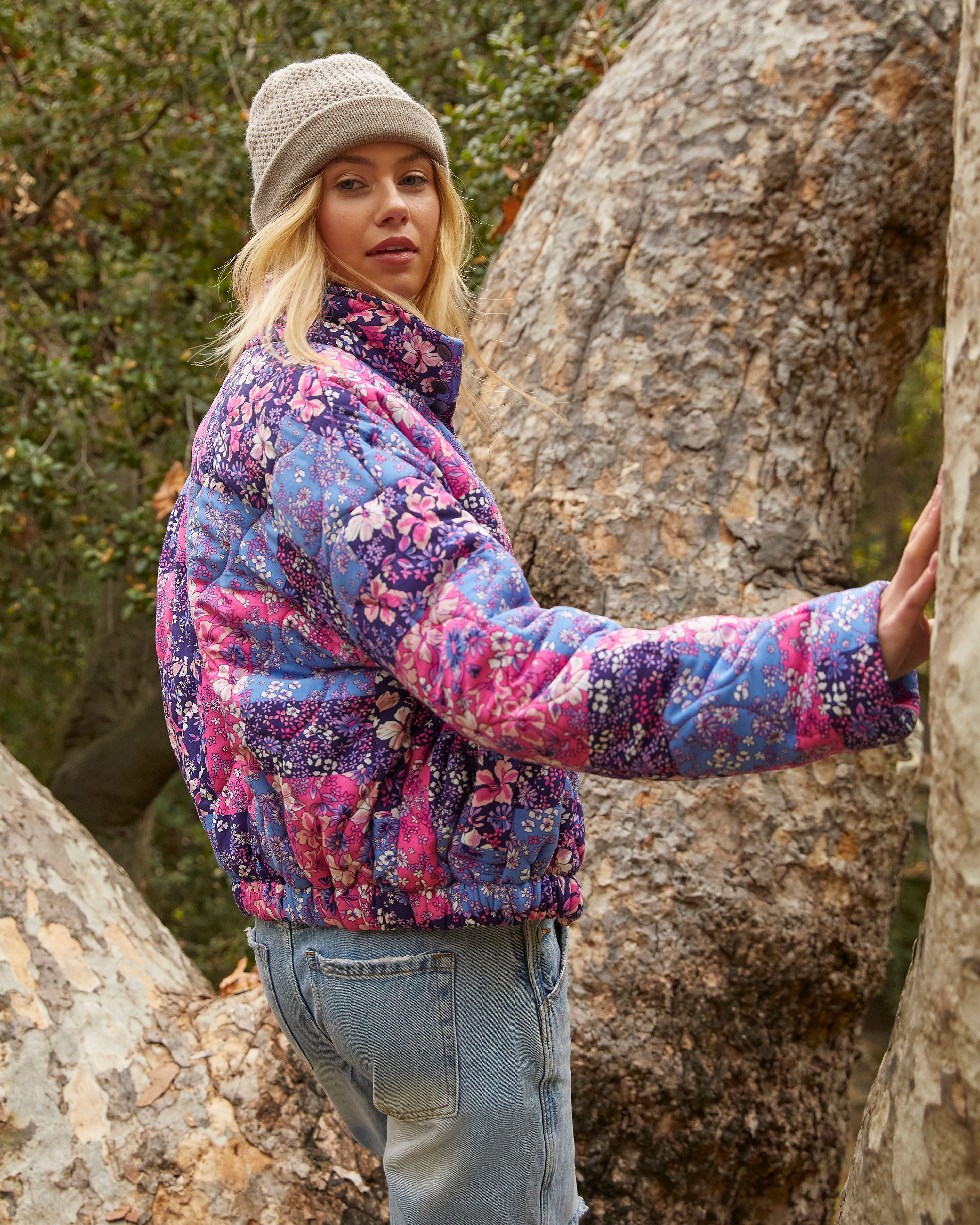 Fiona Floral Puffer Jacket – VICI