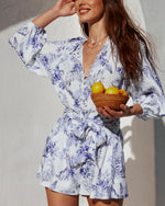 Betsey Floral Tie Waist Shorts