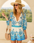 Elodie Long Sleeve Printed Button Down
