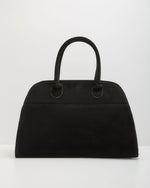 Lysa Faux Suede Top Handle Bag