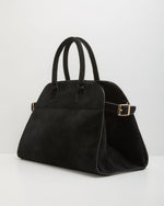 Lysa Faux Suede Top Handle Bag