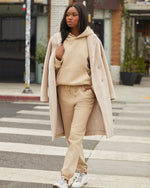 Taupe % Ready Or Not Hooded Sweatshirt-2