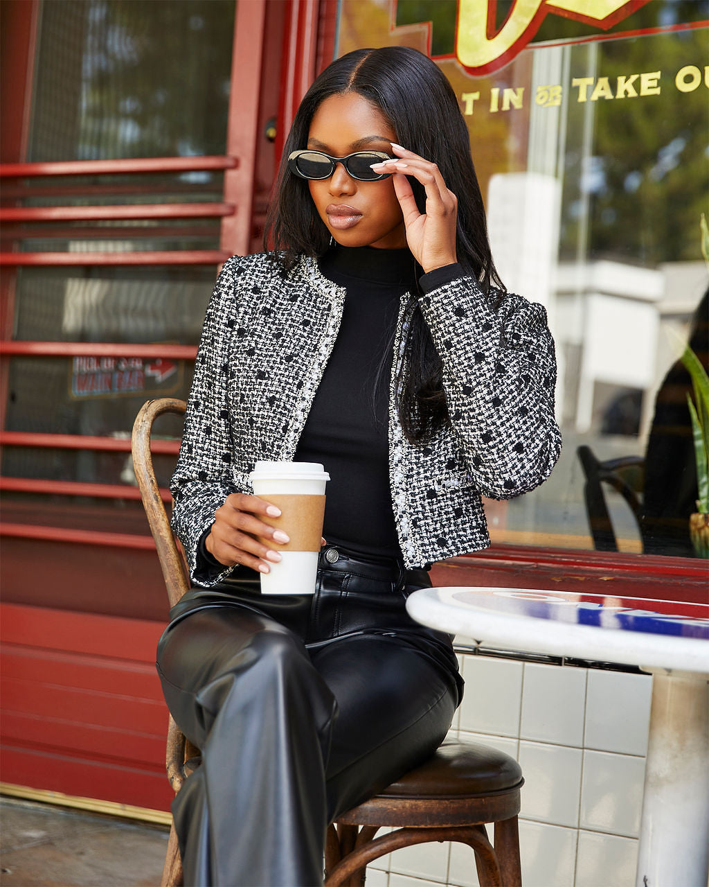 Polka dot hotsell jacket womens