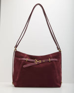 Noralyn Faux Suede Slouchy Shoulder Bag
