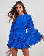 Blue % Maggie Fitted Romper-1