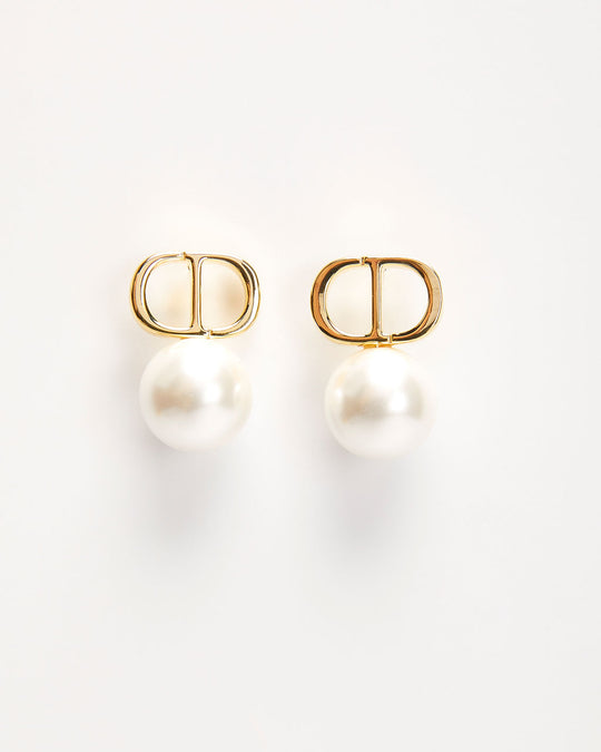 Ace Pearl Drop Earrings