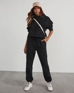 Black %  Ready Or Not Hooded Sweatshirt-2