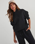 Black % Ready Or Not Hooded Sweatshirt-6