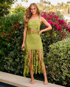 Rachelle Fringe Crop Top