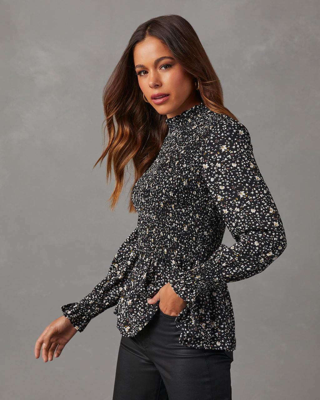Fill The Void Floral Smocked Blouse – VICI