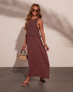 Saltwoven Crochet Bodice Maxi Dress