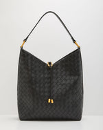 Jobella Slouchy Woven Vegan Leather Shoulder Bag