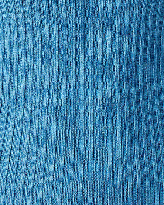 Blue % Marleigh Ribbed Knit Bodycon Midi Dress-2