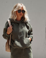 Olive % Ready Or Not Hooded Sweatshirt-1