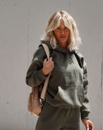 Olive % Ready Or Not Hooded Sweatshirt-3