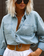 Blues For You Chambray Top