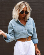 Blues For You Chambray Top