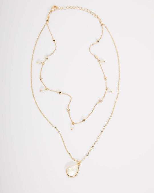 Gold % Finders Keepers Layered Necklace-1