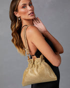 Gold % Secret Treasure Beaded Bucket Bag-1