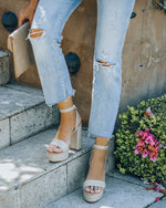 Natural % Willow Heeled Platform Sandal-2