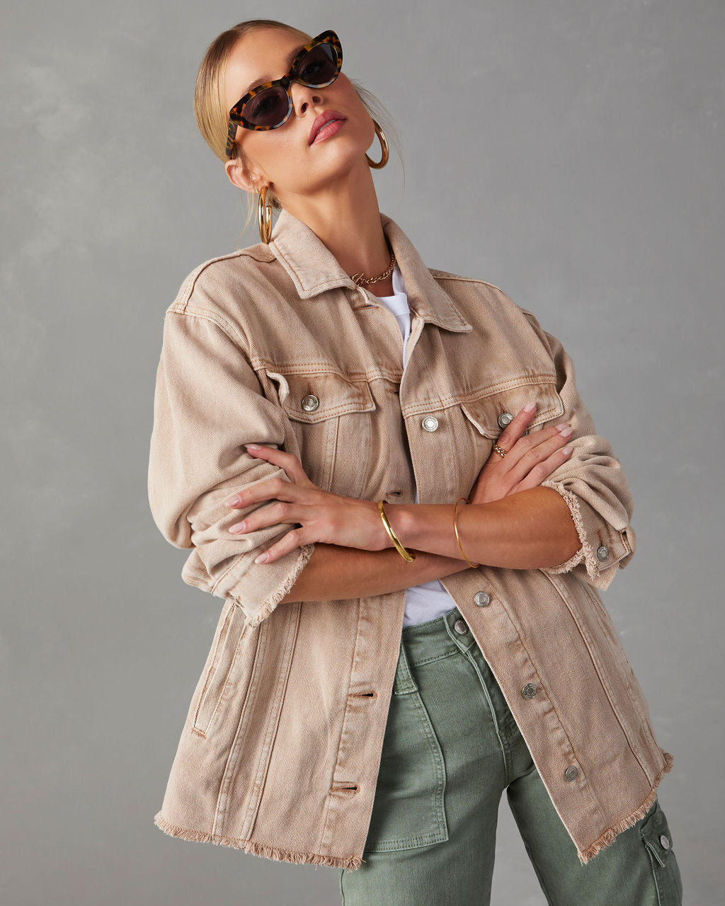 Midland Oversized Denim Jacket VICI